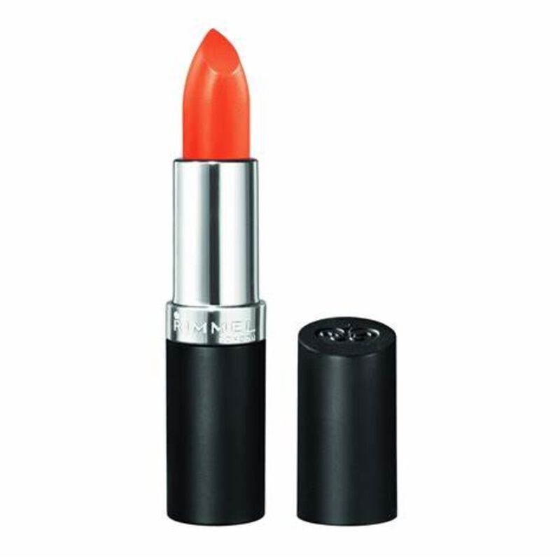 rimmel lasting finish lipstick 210 coral in gold 4g
