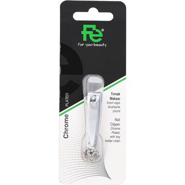 faces fe nail clippers small chrome plated key holder