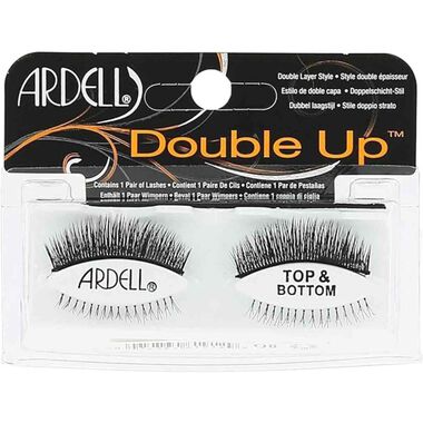 faces double up lashes top bottom
