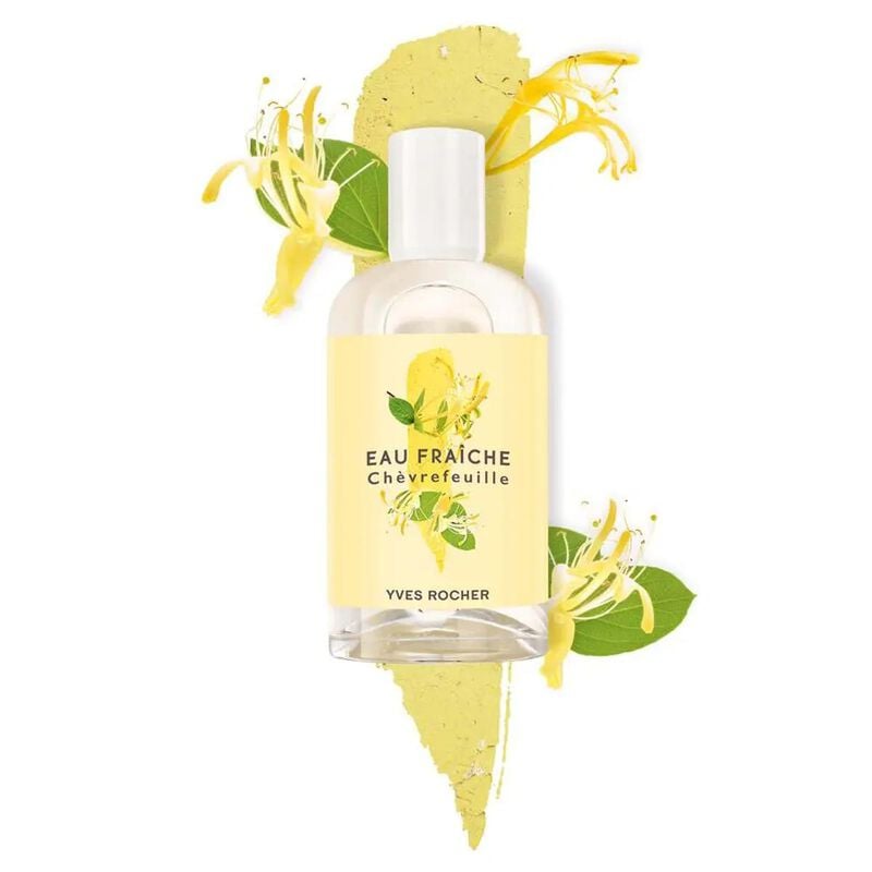yves rocher eau fraiche chevrefeuille 100ml flacon