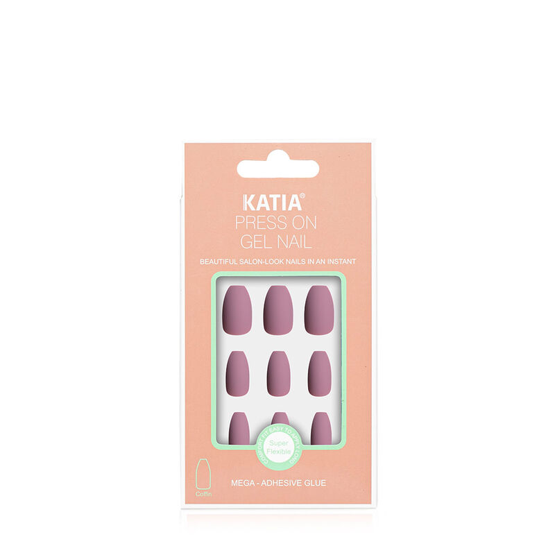 katia gorgeous press on nails coffin