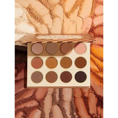 faces sheglam smart cookie palette 12 color shimmer matte eyeshadow