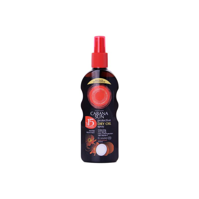 كابانا بخاخ زيت جاف واقي من الشمس spf15 من كابانا صن