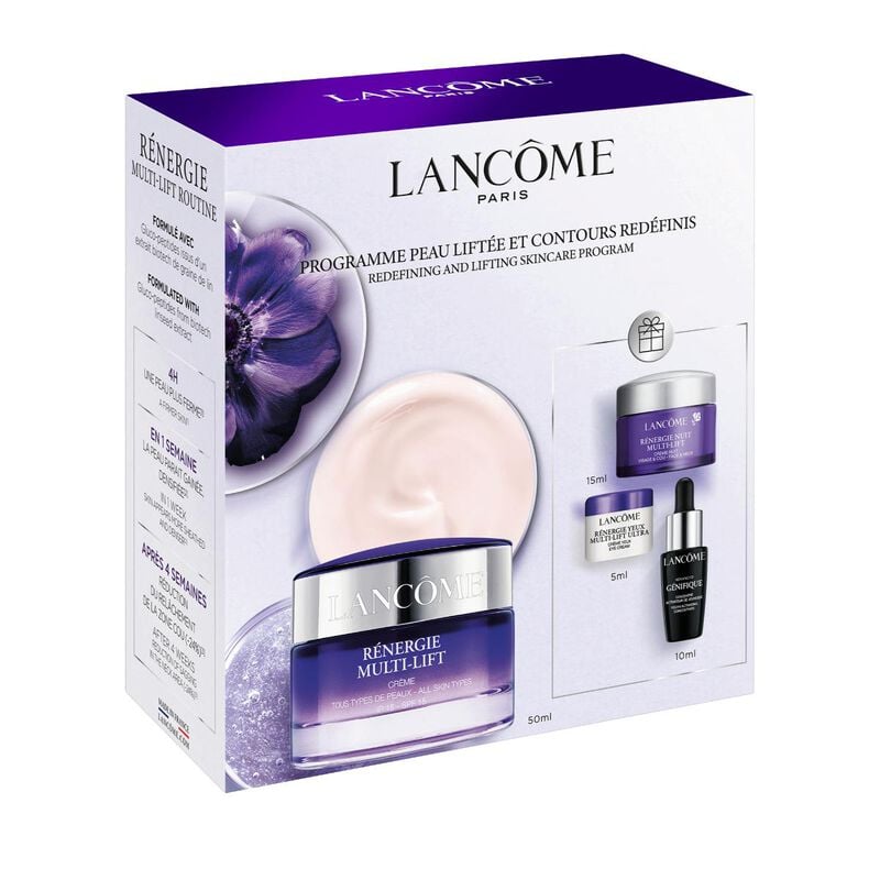 lancome renergie coffret routine antiage creme renergiemultilift