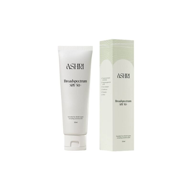 أشري سكين واقي الشمس واسع الطيف عامل حماية spf50+