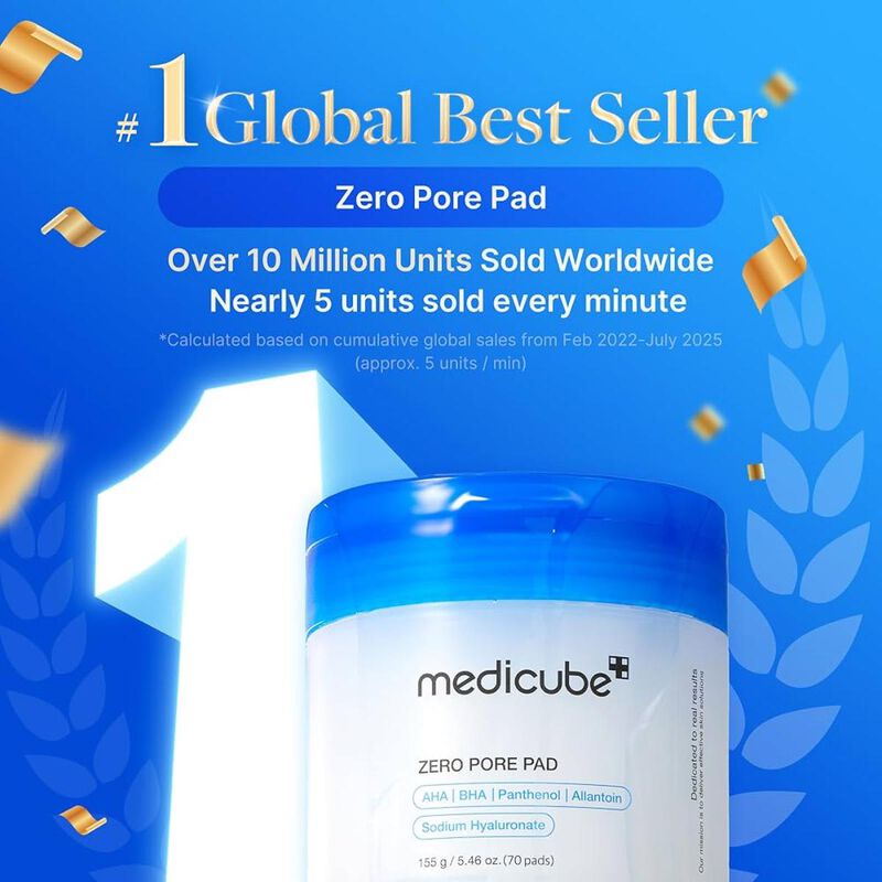 medicube باد زيرو بور 2.0 عدد 70 قطعة