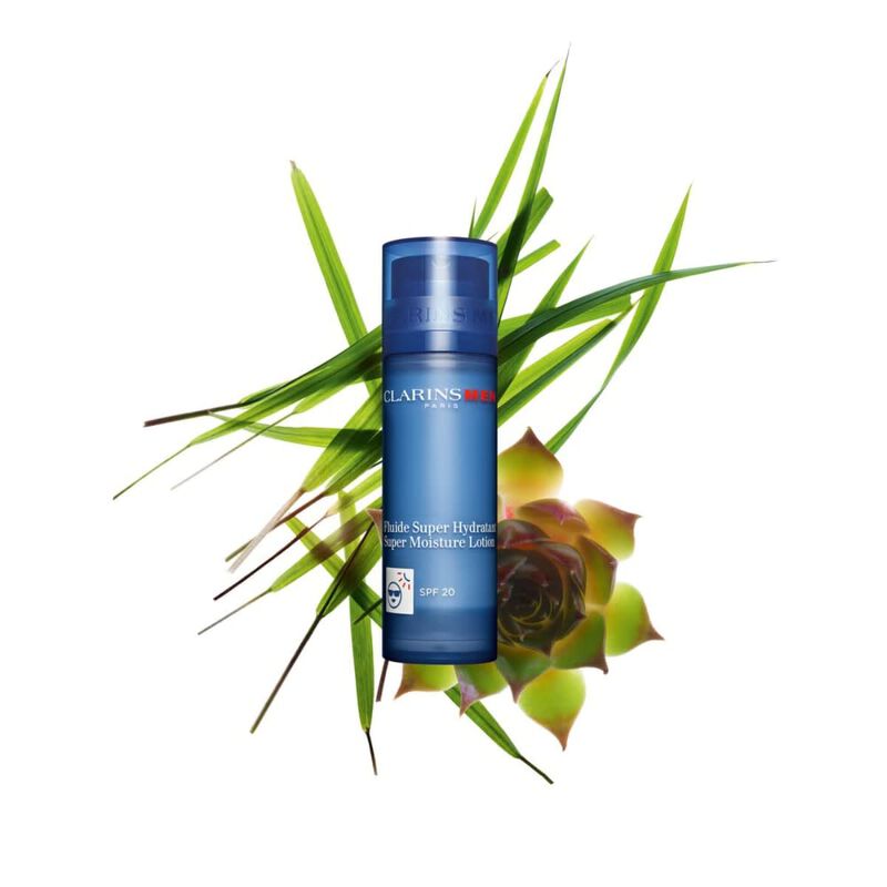 clarins clarinsmen super moisture liquid spf20