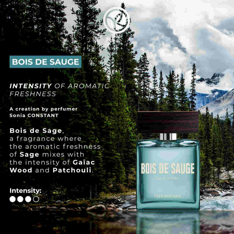 Bois de Sauge Eau de Toilette yves rocher bois de sauge eau de toilette