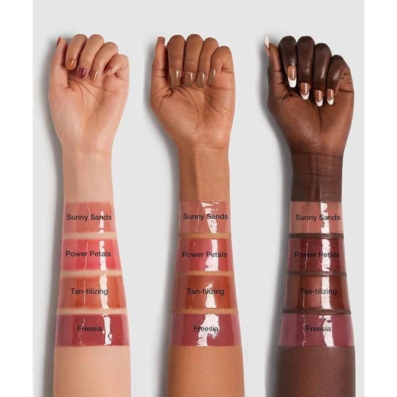 sheglam sheglam power bouquet lip gloss freesia shiny tinted moisturizing