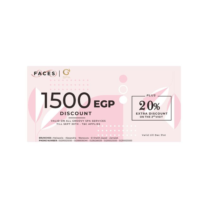 faces groovy voucher 1500le