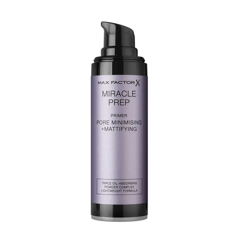Miracle Prep Pore Minimising and Mattifying Primer 30ml max factor miracle prep pore minimising and mattifying primer 30ml