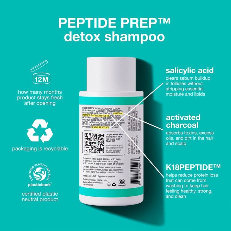 k18 شامبو ببتيد بريب لإزالة الدهون