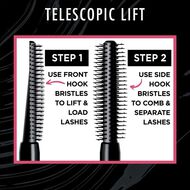 Telescopic Instant Lift Mascara - Black faces telescopic instant lift mascara black