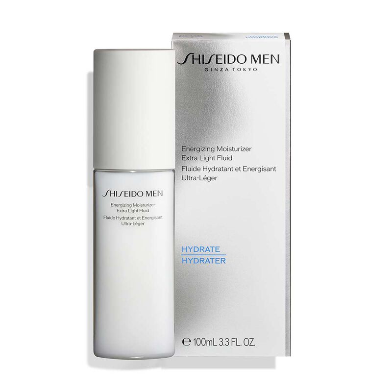 shiseido men energizing moisturizer extra light fluid 100ml
