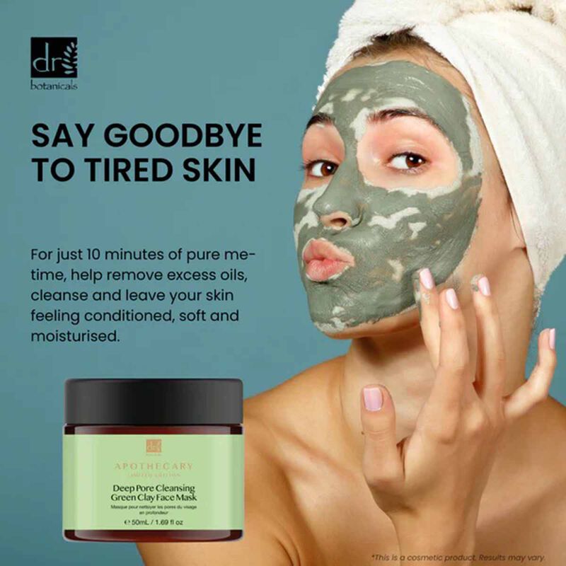 Deep Pore Cleansing Green Clay Face Mask dr. botanicals deep pore cleansing green clay face mask