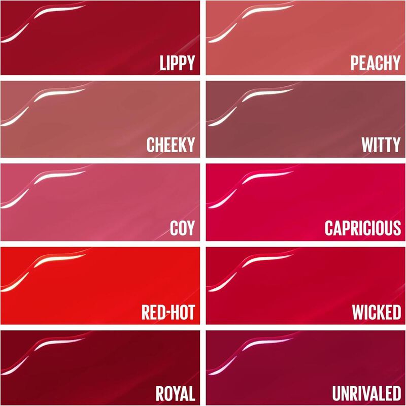 maybelline new york superstay vinyl ink longwear transfer proof gloss lipstick, 40 witty