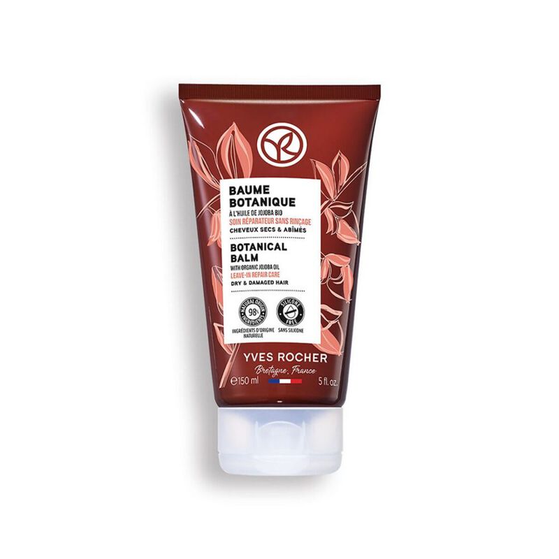 yves rocher botanical balm with organic jojoba oil for dry & damaged hair