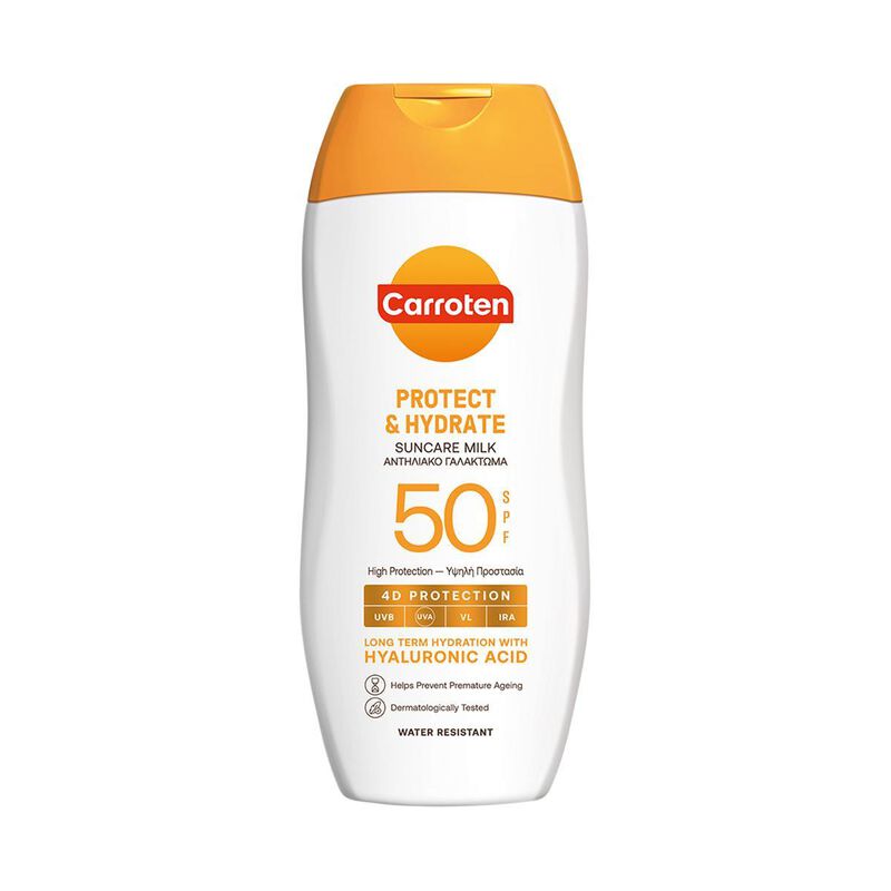 carroten carroten protect & hydrate sun care milk spf50200ml