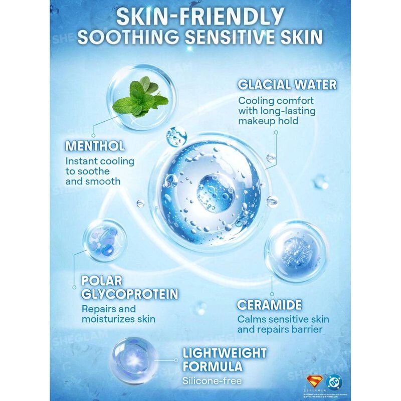 sheglam sheglam good grip cool soothing prime the superman royal blue