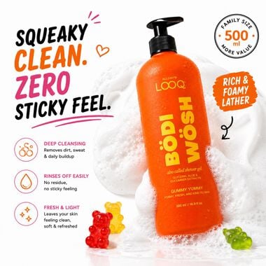 BÖDI WÖSH Gummy Yummy Body Wash 500ml faces b di w sh gummy yummy body wash 500ml