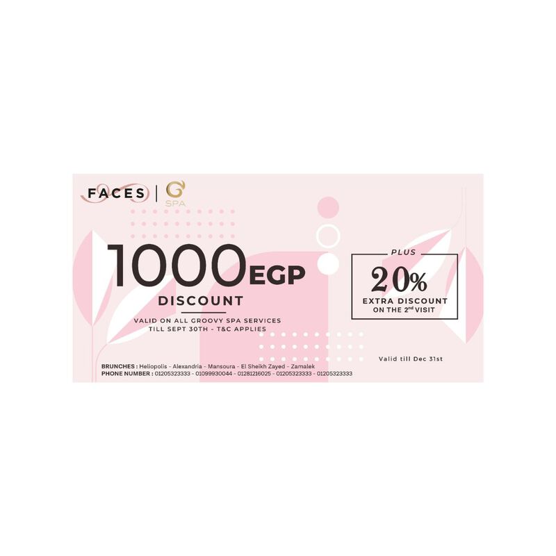 faces groovy voucher 1000le
