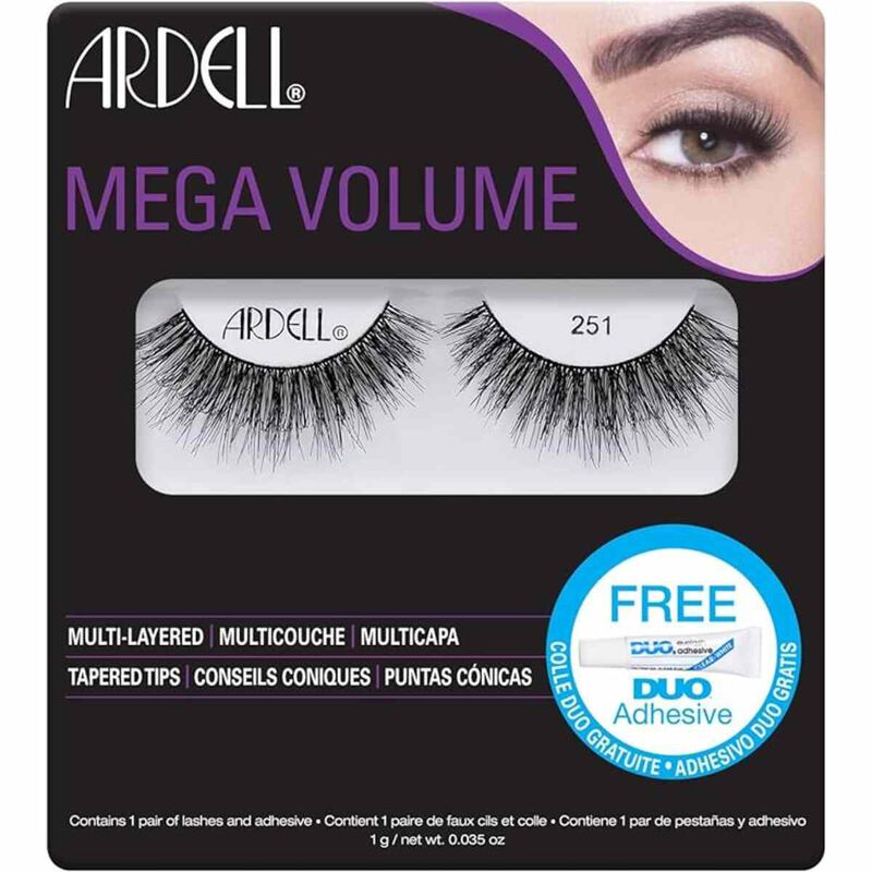 Mega Volume Eye Lashes 251 ardell mega volume eye lashes 251