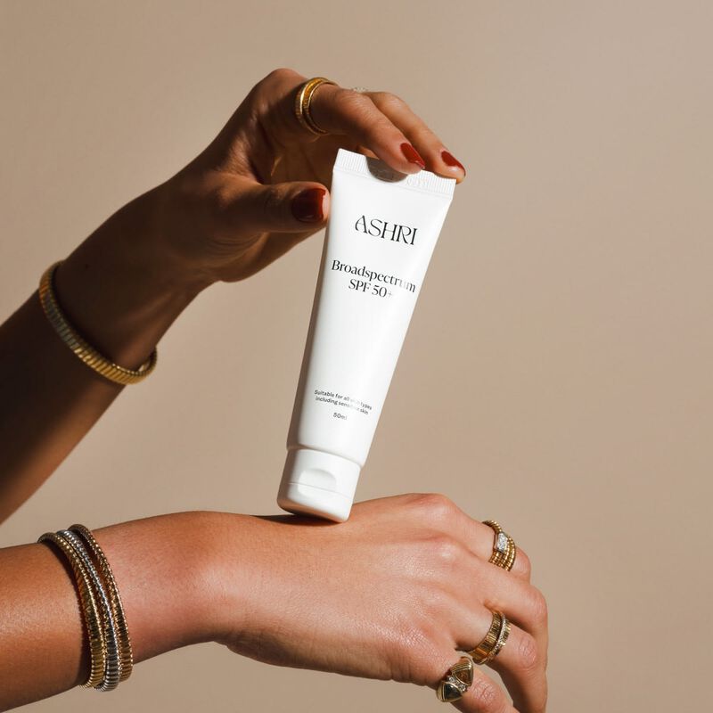 أشري سكين واقي الشمس واسع الطيف عامل حماية spf50+