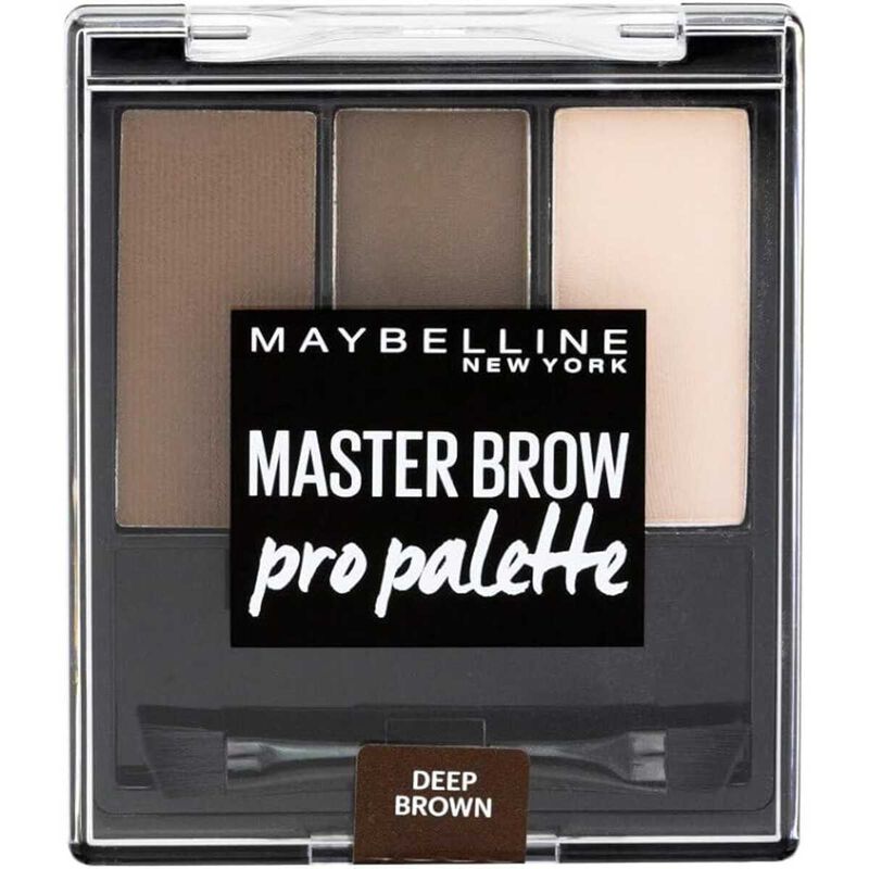 maybelline new york master brow pro palette  4 deep brown