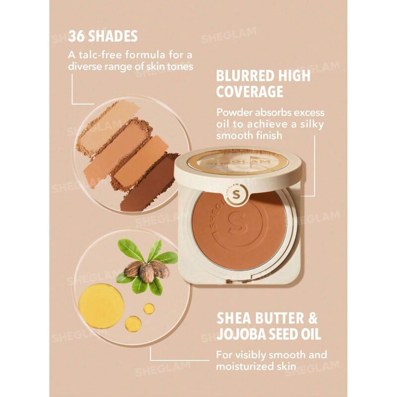sheglam sheglam skin focus high coverage powder foundation fair 11g