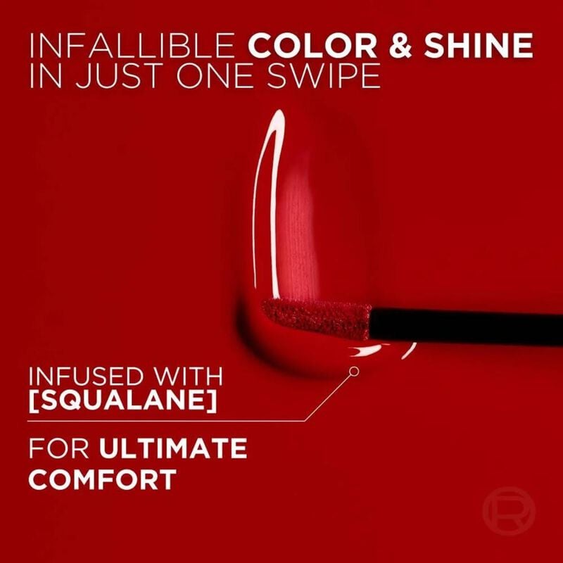 l'oreal paris infallible lacque resistance liquid lipstick 520