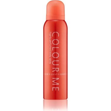 Colour Me Body Spray For Women Coral 150Ml faces colour me body spray for women coral 150ml
