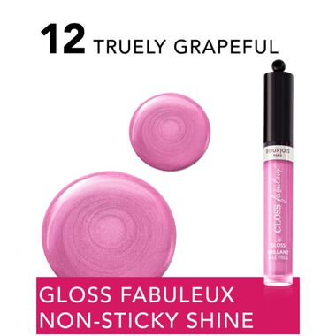 Rouge Fabulous Lip Gloss 2.4g Truly Grapeful faces rouge fabulous lip gloss 2 4g truly grapeful