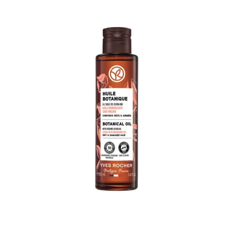 yves rocher botanical oil with organic jojoba for dry & damaged hair