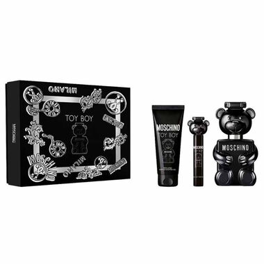 موسكينو توي بوي أو دو بارفان 100 مل + جل استحمام ودش معطر 100 مل + بخاخ أو دو بارفان للسفر 10 مل faces موسكينو توي بوي أو دو بارفان 100 مل جل استحمام ودش معطر 100 مل بخاخ أو دو بارفان للسفر 10 مل