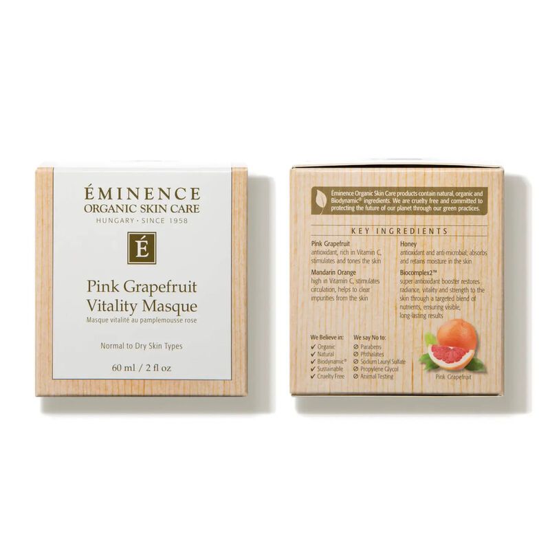 Pink Grapefruit Vitality Masque eminence organic skin care pink grapefruit vitality masque