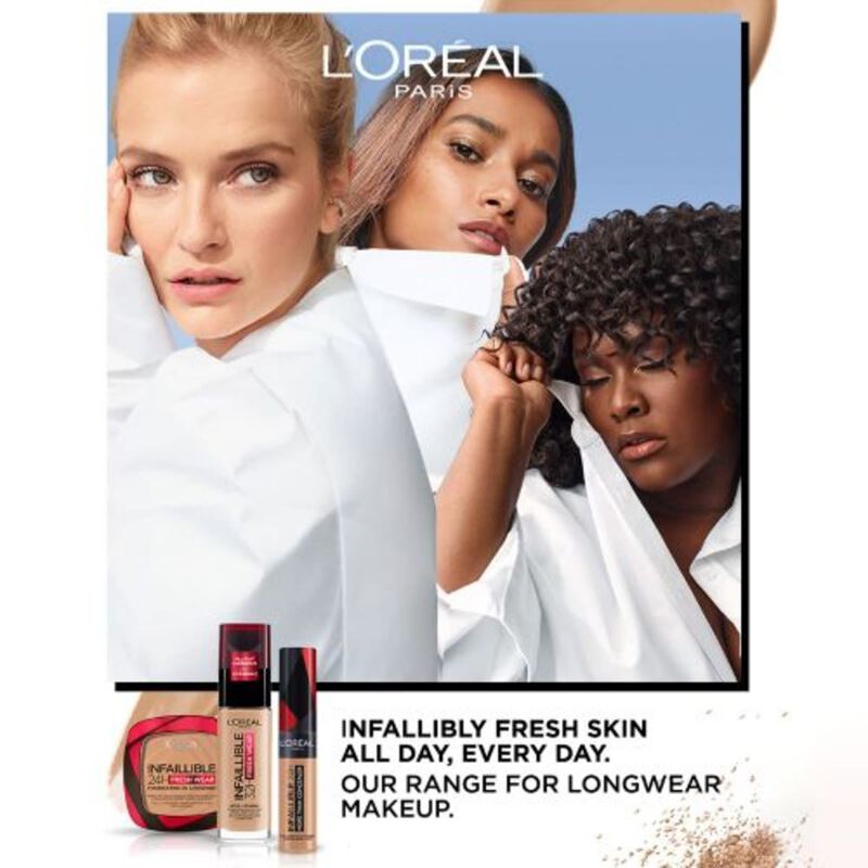 l'oreal paris l'oreal paris infaillible 24h fresh wear foundation in a powder 140 golden beige