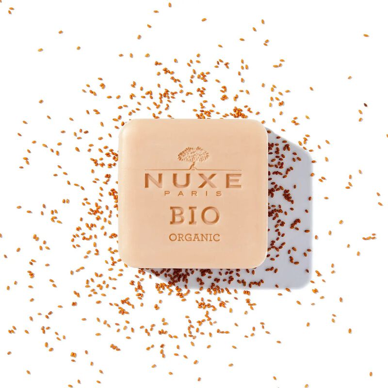 nuxe bio organic delicate superfatted soap camelina oil
