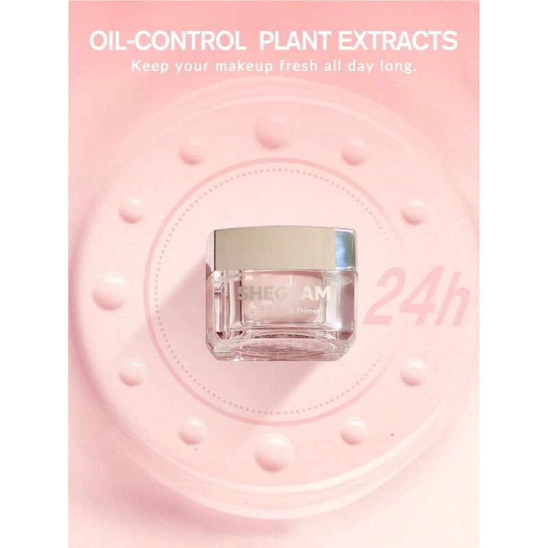 sheglam sheglam birthday skin primer invisible pore color correcting pink