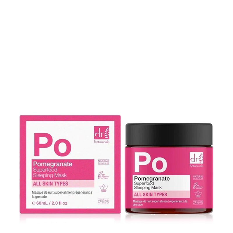 dr. botanicals pomegranate superfood regenerating sleeping mask