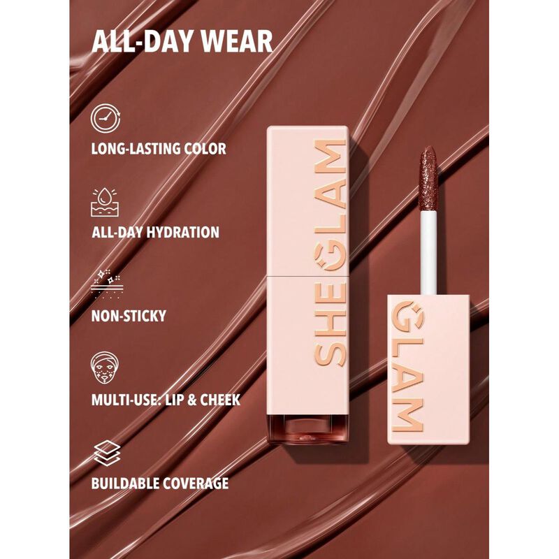 sheglam sheglam take a hint lip tint mocha loca