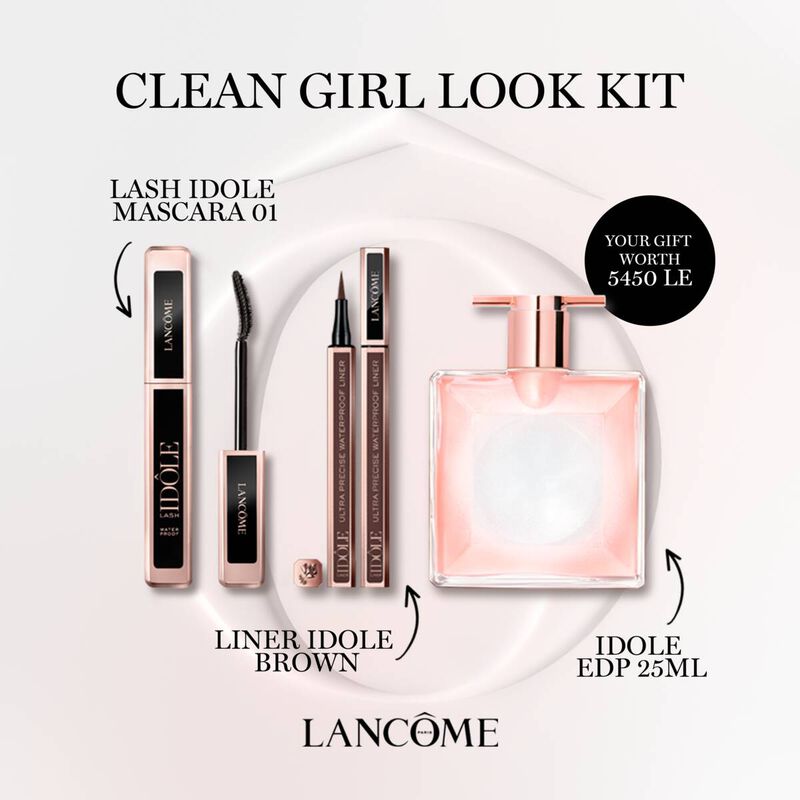 لانكوم lash idole mascara 01 + liner idole brown + idole edp 25ml