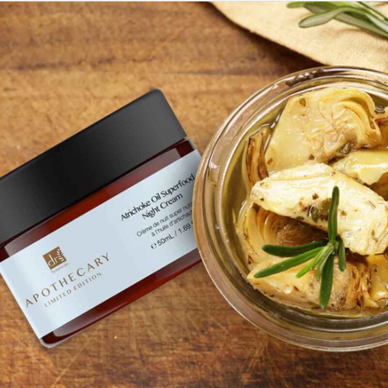 Artichoke Oil Superfood Night Cream dr. botanicals artichoke oil superfood night cream