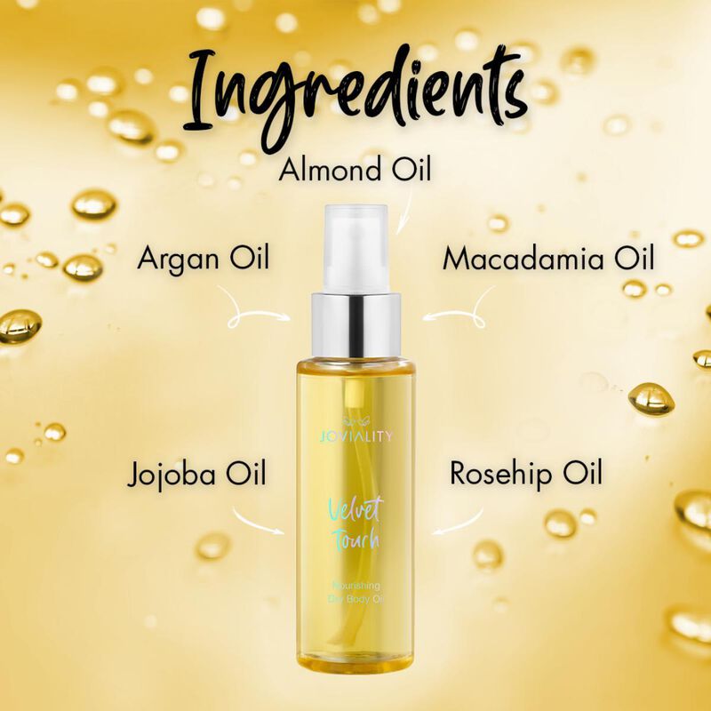 joviality velvet touch body dry oil 80 ml
