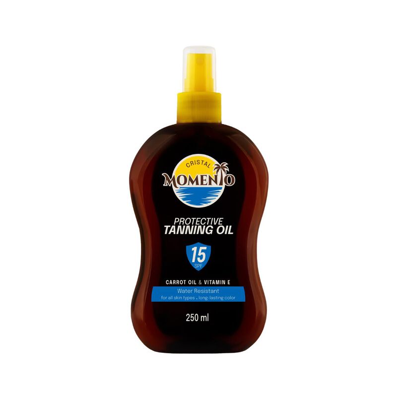 momento momento spf 15 protective tanning oil 250ml