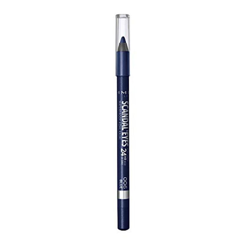 rimmel scandaleyes waterproof kohl kajal eye liner  deep blue