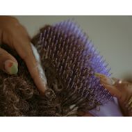 faces hair brush tud   naturally curly   lilac
