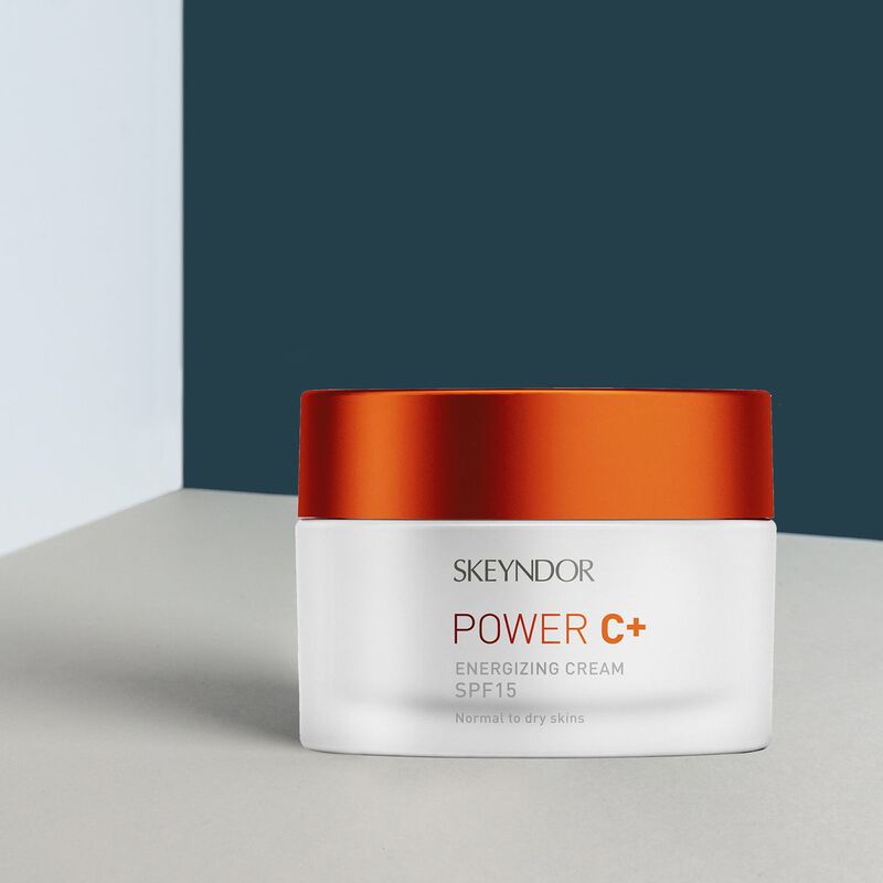 skeyndor power new energizing cream spf15. normal to dry skins
