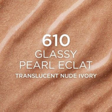 faces قلم هايلايتر ترو ماتش لومي لو جلاس عاكس وشفاف، هايلايتر زجاجي للوجه والجسم، 610 جلاسي بيرل ايكلات