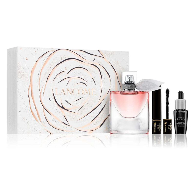 lancome la vie est belle set (30ml perfume  mascara  eye serum)