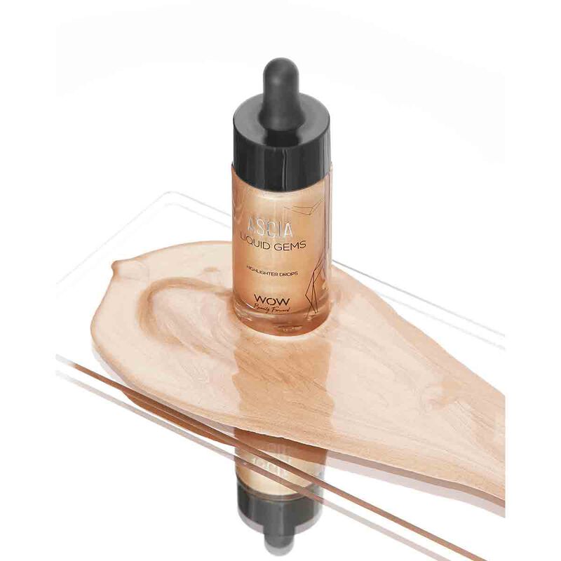 wow beauty ascia liquid gems  highlighter drops 15ml